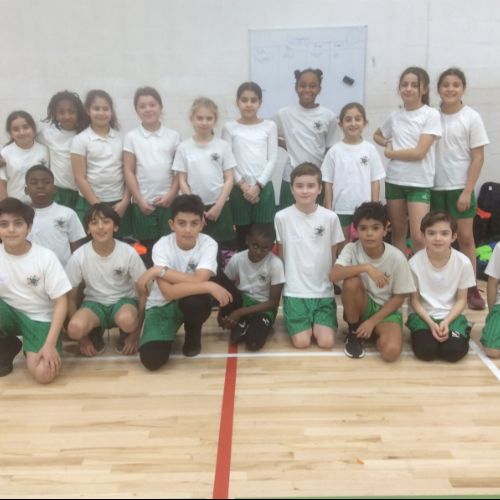 Year 5/6 Sports hall athletics team 2020 3rd in Camden Champs!!!